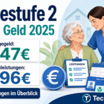 pflegestufe 2 wieviel geld 2025